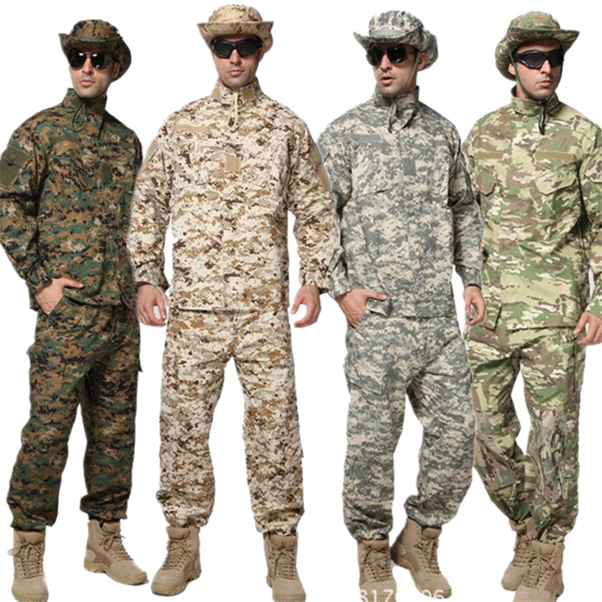 10 색 새 남성 군복 군대 전술 군사 군인 야외 전투 ACU 위장 특수 의류 바지 맥시 XS  2XL